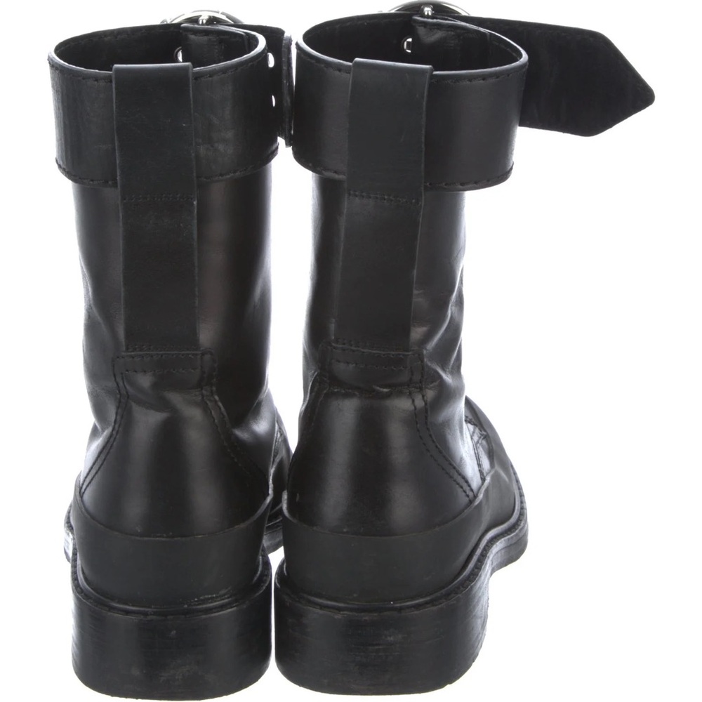Chloé Leather Combat Boots - Picture 4 of 5